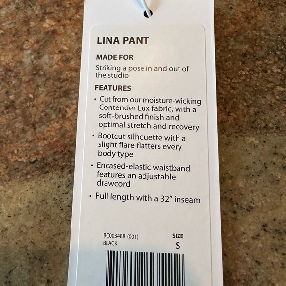 Balance collection workout yoga pants bootcut glare black size small - Picture 3 of 4